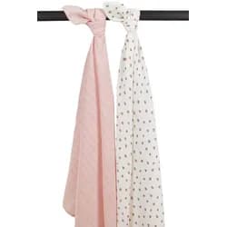 Meyco Mušelínové pleny 2-balení Mini panther soft pink