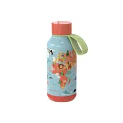 Quokka Nerezová termoláhev Solid Kids s poutkem Map of Life 330 ml