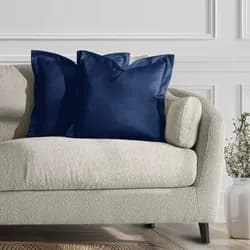 Restilo Sada 2 ks povlaků na polštáře AmeliaHome Velvet Side indigová, velikost 50x70