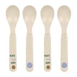 Lässig Spoon Set PP/Cellulose Happy Rascals Smile sky blue