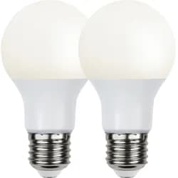 Sada 2 ks LED žárovka E27 75W Star Trading Opaque Basic - bílá